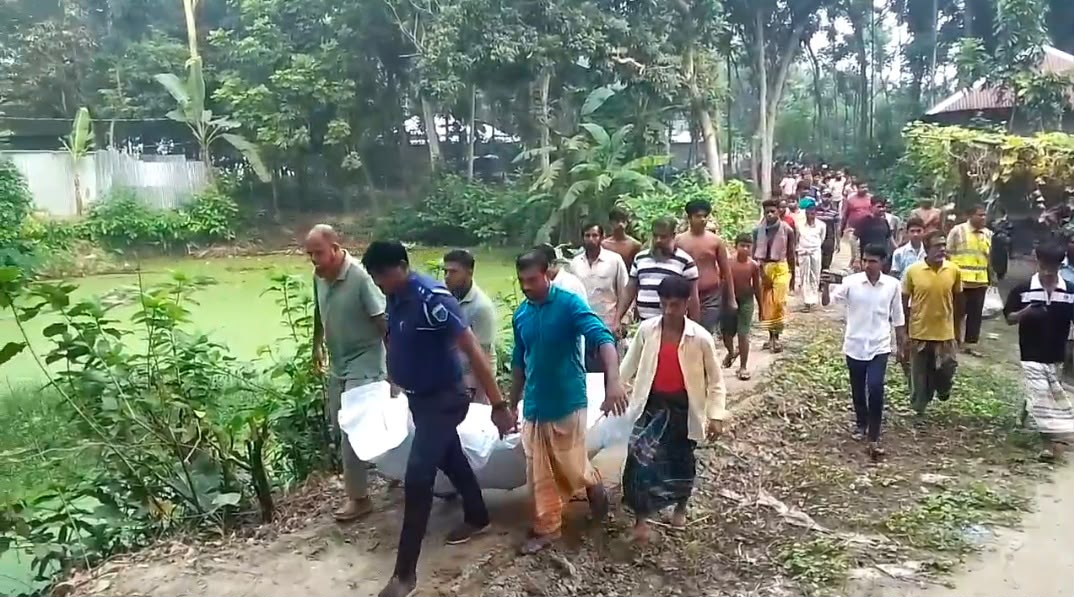 নিখোঁজের ২৪ ঘন্টার মধ্যে ব্যবসায়ী সুপ্রভাত মদকের পোড়ানো লাশ মিলল হলুদের ক্ষেতে
